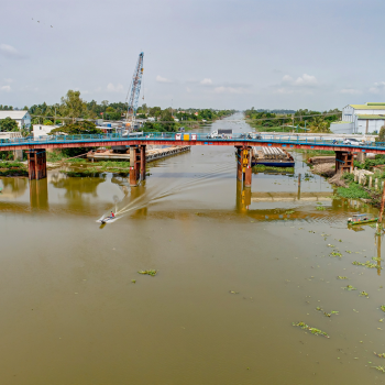 Cầu Tạm Giồng Găng - Đồng Tháp
