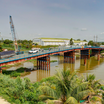Cầu Tạm Giồng Găng - Đồng Tháp