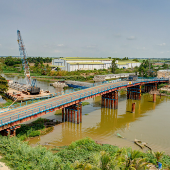 Cầu Tạm Giồng Găng - Đồng Tháp