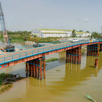 Cầu Tạm Giồng Găng - Đồng Tháp