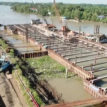Cống Âu Thuyền Rạch Mọp - Sóc Trăng