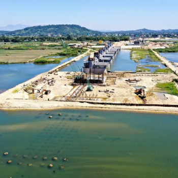 Đập ngăn mặn Sông Trà Khúc - Quảng Ngãi
