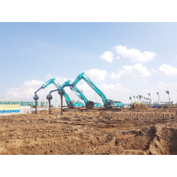Xe đào búa rung thủy lực